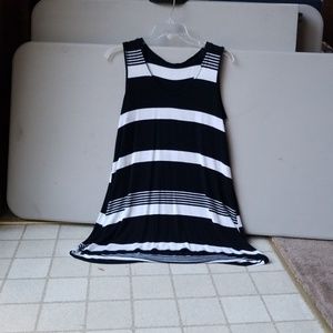 Black and white striped shirt